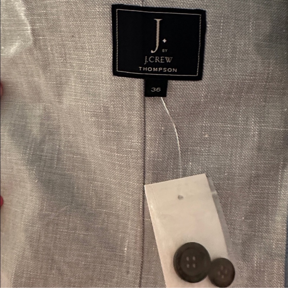 J. Crew Light Blue-Gray Linen Blazer - Picture 5 of 5
